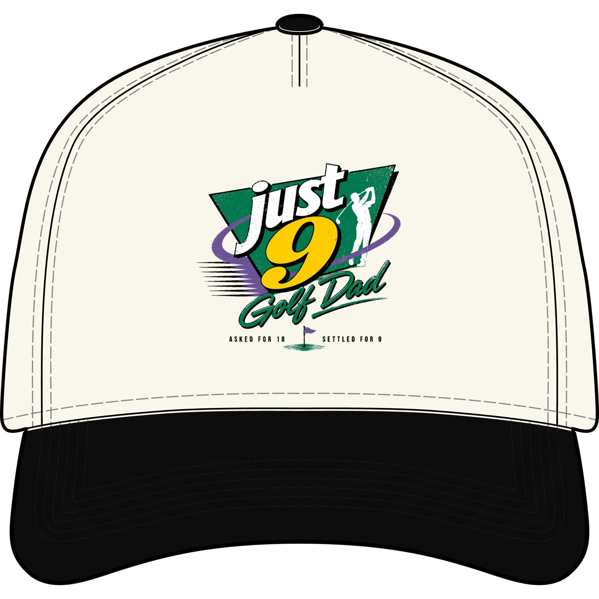 Just 9 Golf Dad Hat
